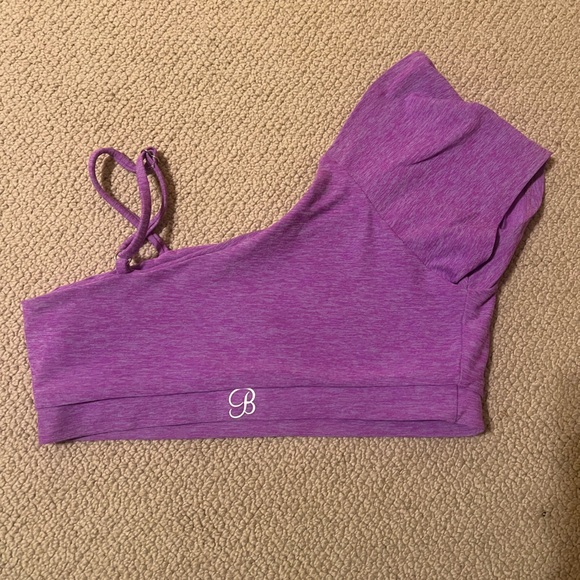 Bombshell Sportswear Tops - Bombshell Sportswear Purple Crop Top